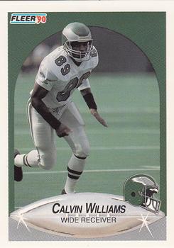 1990 Fleer Update #U-19 Calvin Williams Front