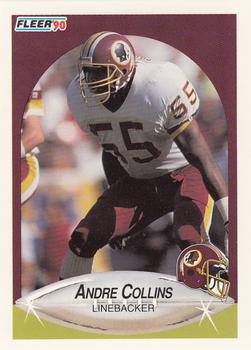 1990 Fleer Update #U-21 Andre Collins Front