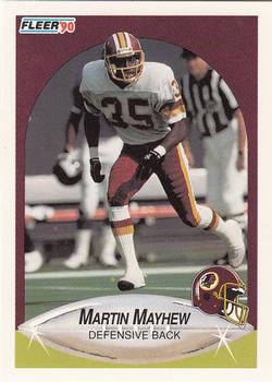 1990 Fleer Update #U-24 Martin Mayhew Front