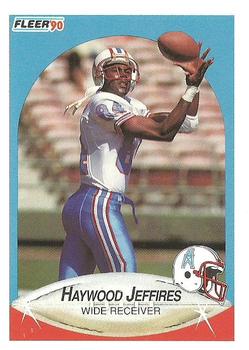 1990 Fleer Update #U-34 Haywood Jeffires Front