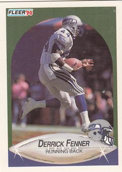1990 Fleer Update #U-83 Derrick Fenner Front