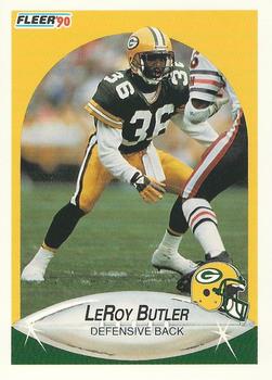 1990 Fleer Update #U-97 LeRoy Butler Front