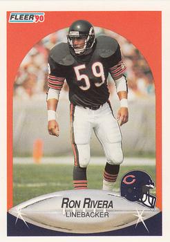 1990 Fleer Update #U-114 Ron Rivera Front