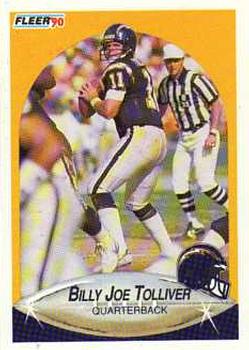 1990 Fleer Update #U-103 Billy Joe Tolliver Front