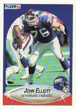 1990 Fleer Update #U-10 John Elliott Front