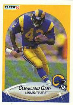 1990 Fleer Update #U-54 Cleveland Gary Front