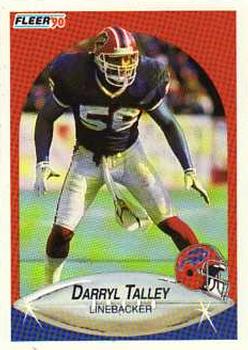 1990 Fleer Update #U-73 Darryl Talley Front