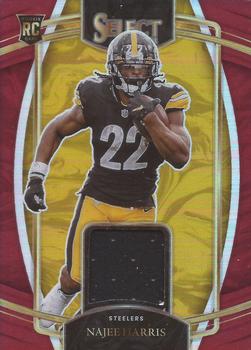 2021 Panini Select - Rookie Swatches Red Prizm #RSW-NHA Najee Harris Front