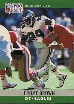 1990 Pro Set #244 Jerome Brown Front