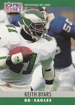 1990 Pro Set #245 Keith Byars Front