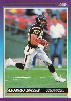1990 Score #220 Anthony Miller Front