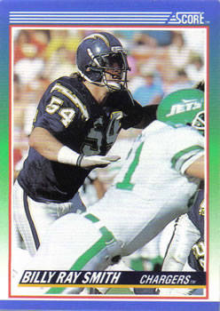 1990 Score #51 Billy Ray Smith Front