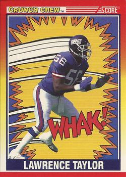 1990 Score #552 Lawrence Taylor Front