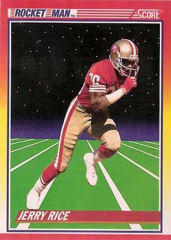 1990 Score #556 Jerry Rice Front