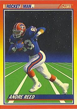 1990 Score #559 Andre Reed Front