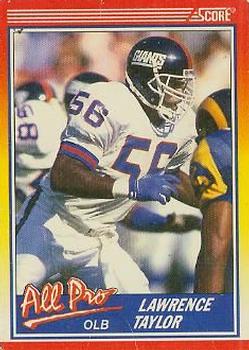 1990 Score #571 Lawrence Taylor Front