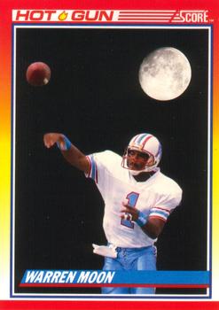 1990 Score #317 Warren Moon Front