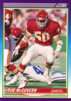 1990 Score #496 Rob McGovern Front