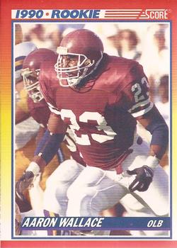 1990 Score #620 Aaron Wallace Front