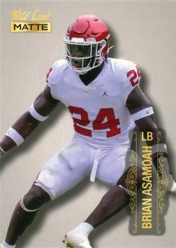 2022 Wild Card Matte - Silver #MB-7 Brian Asamoah Front