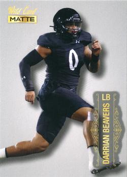 2022 Wild Card Matte - Silver #MB-27 Darrian Beavers Front