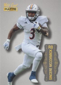 2022 Wild Card Matte - Silver #MB-100 Sincere McCormick Front