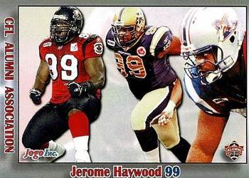 2014 JOGO CFL Alumni Series 7 #127 Jerome Haywood Front
