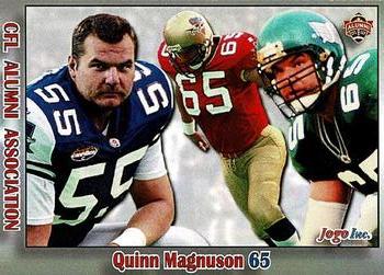 2014 JOGO CFL Alumni Series 7 #138 Quinn Magnuson Front