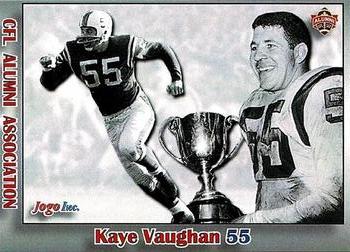 2014 JOGO CFL Alumni Series 5 #100 Kaye Vaughan Front