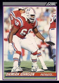 1990 Score Rookie & Traded #23T Damian Johnson Front