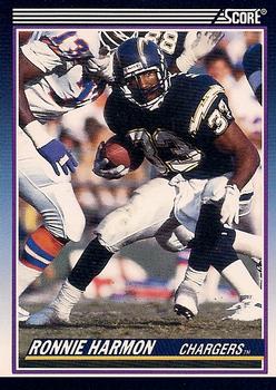 1990 Score Rookie & Traded #33T Ronnie Harmon Front