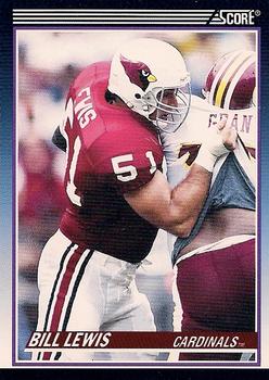 1990 Score Rookie & Traded #37T Bill Lewis Front