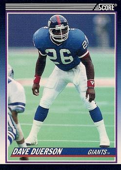 1990 Score Rookie & Traded #43T Dave Duerson Front
