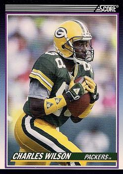 1990 Score Rookie & Traded #56T Charles Wilson Front