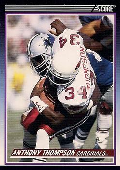 1990 Score Rookie & Traded #67T Anthony Thompson Front