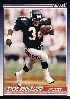 1990 Score Rookie & Traded #91T Steve Broussard Front