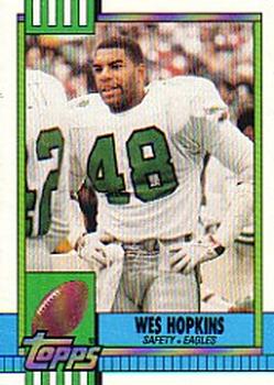 1990 Topps #101 Wes Hopkins Front