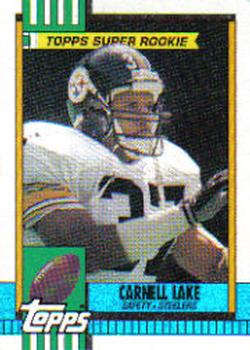 1990 Topps #177 Carnell Lake Front