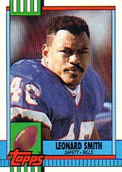 1990 Topps #194 Leonard Smith Front