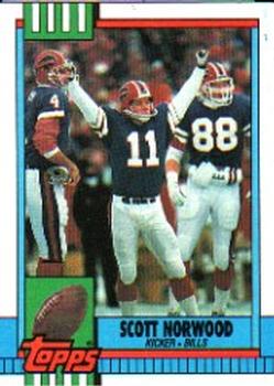 1990 Topps #203 Scott Norwood Front