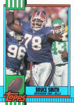 1990 Topps #205 Bruce Smith Front