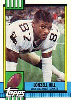 1990 Topps #240 Lonzell Hill Front