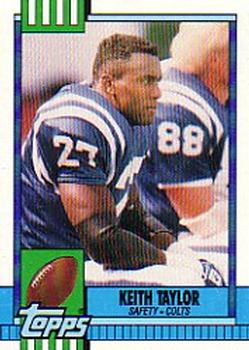 1990 Topps #302 Keith Taylor Front