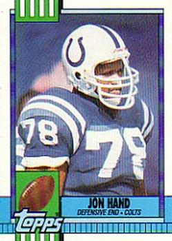 1990 Topps #308 Jon Hand Front