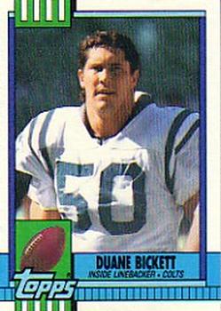 1990 Topps #314 Duane Bickett Front