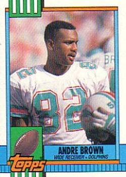 1990 Topps #324 Andre Brown Front