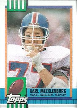 1990 Topps #35 Karl Mecklenburg Front
