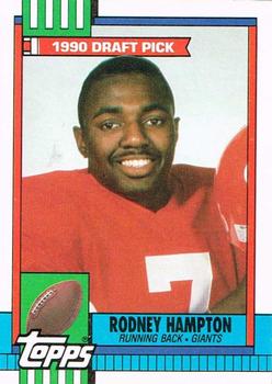 1990 Topps #48 Rodney Hampton Front