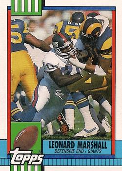 1990 Topps #55 Leonard Marshall Front