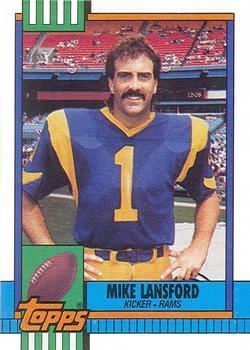 1990 Topps #76 Mike Lansford Front